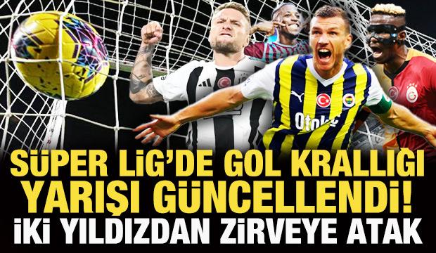 Süper Lig'de gol krallığı yarışı güncellendi! İki yıldızdan zirveye atak