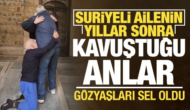 Yıllar sonra ailesine kavuştu göz yaşlarına boğuldu!