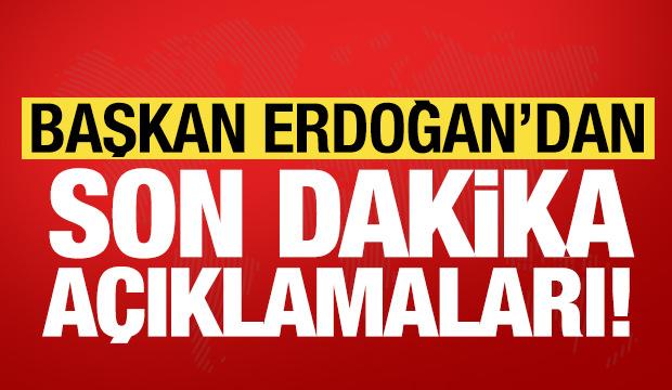 Başkan Erdoğan'dan Kocaeli'de son dakika açıklamaları!