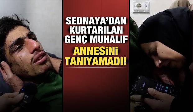 Sednaya hapishanesinden kurtarılan genç muhalif, annesini tanıyamadı!