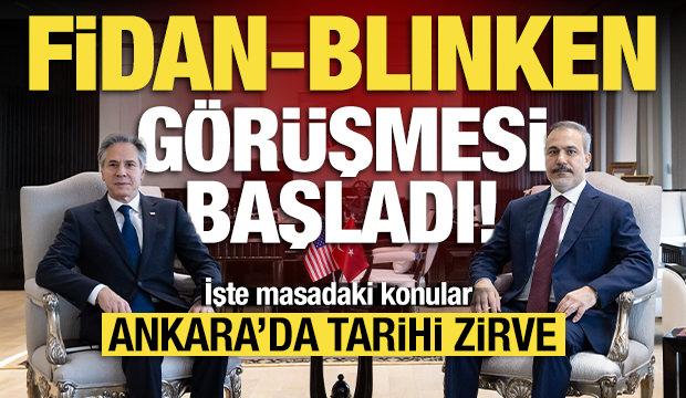 Son dakika: Blinken-Fidan görüşmesi başladı!