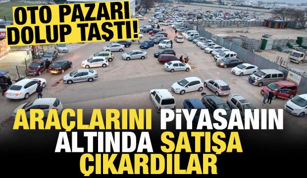 Suriyeliler dönmek için oto pazarları doldurdu