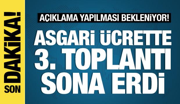 Asgari ücrette üçüncü toplantı sona erdi!