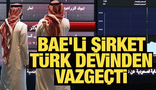 BAE'li şirket Türk devinden vazgeçti