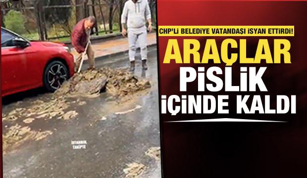 Bakırköy'deki kanalizasyon görüntüsü vatandaşı isyan ettirdi!