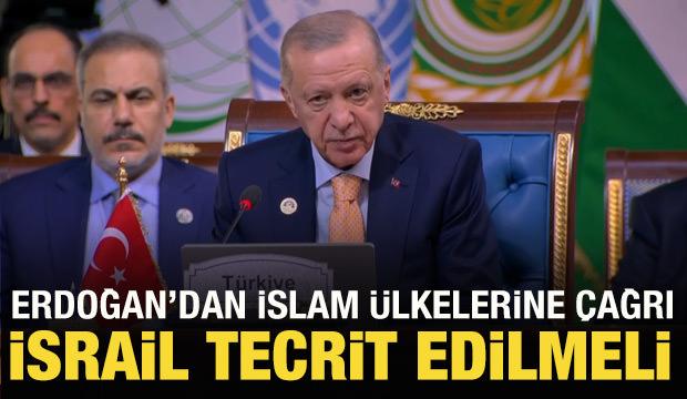 Cumhurbaşkanı Erdoğan'dan Mısır'da İslam ülkelerine çağrı