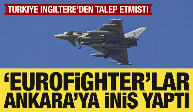 'Eurofighter'lar Ankara'ya iniş yaptı