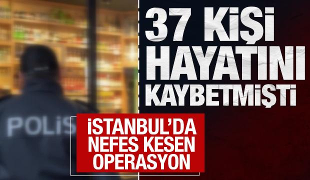 İstanbul'da sahte alkol operasyonu! 14 kişi tutuklandı