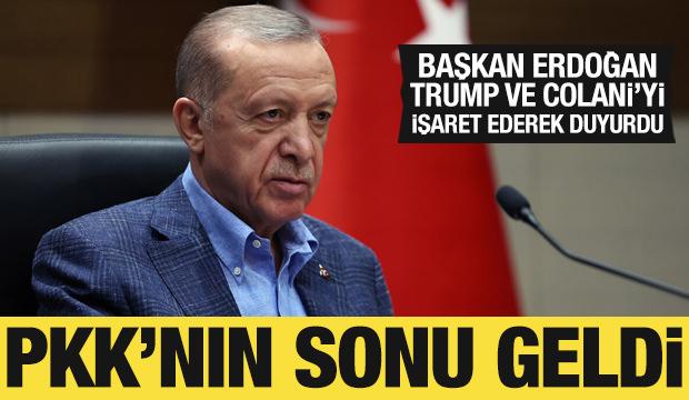 Son Dakika: Cumhurbaşkanı Erdoğan: PKK'nın sonu geldi!