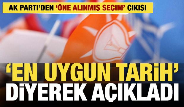 AK Partili Elitaş’tan ‘öne alınmış seçim’ açıklaması