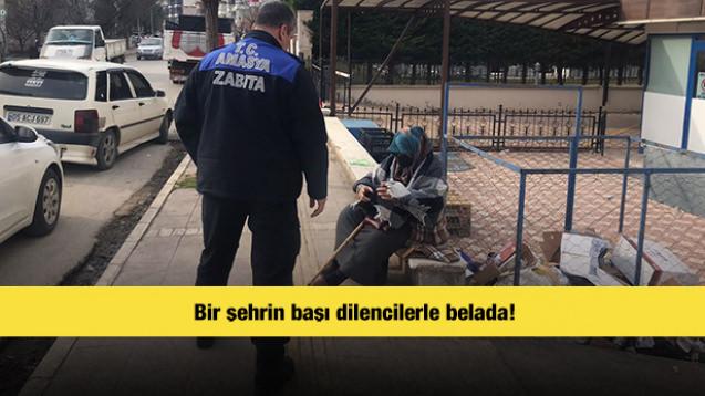 Bir şehrin başı dilencilerle belada!  