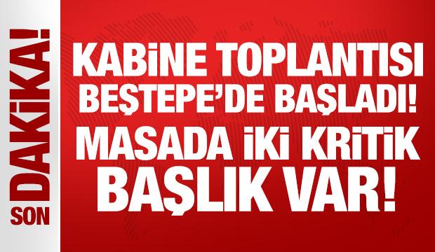 Son Dakika: Cumhurbaşkanlığı Kabinesi, Beştepe’de toplandı!