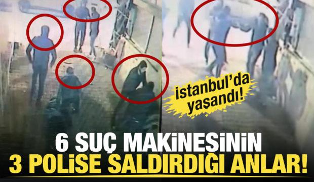 İstanbul Kağıthane'de polise çirkin saldırı! 