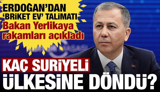 Kaç Suriyeli ülkesine döndü? Bakan Yerlikaya açıkladı!