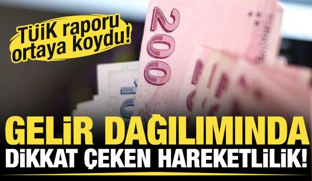 TÜİK, Türkiye'de gelir dağılımına ilişkin istatistiği yayımladı!