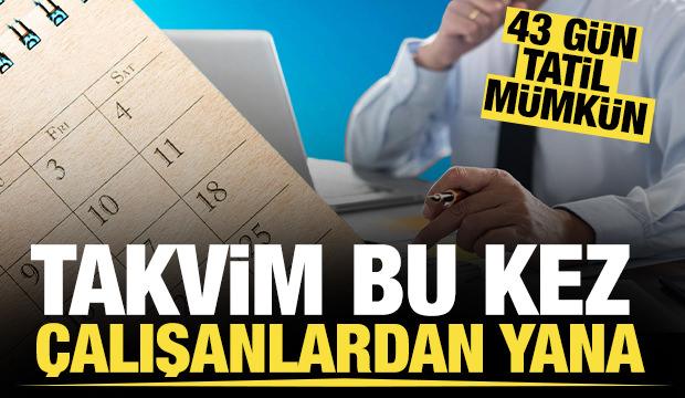 2026'nın resmi tatil g&uuml;nleri belli oldu: &Ccedil;oğu hafta i&ccedil;ine denk geliyor