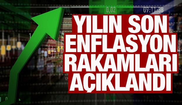 Aralık ayı enflasyon rakamları açıklandı