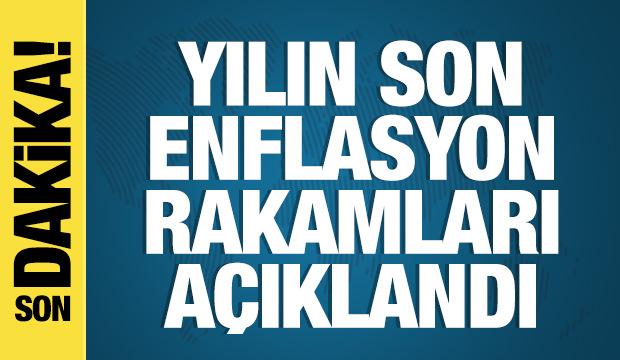 Aralık ayı enflasyon rakamları açıklandı