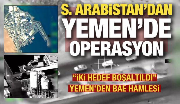 Arap Koalisyonu: Yemen'deki bazı silahları ve savaş ara&ccedil;larını hedef aldık