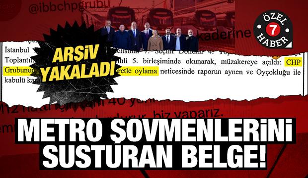 Arşiv unutmaz: İBB'nin metro aracı teslimini siyasi şova d&ouml;n&uuml;şt&uuml;ren CHP'yi susturan belge
