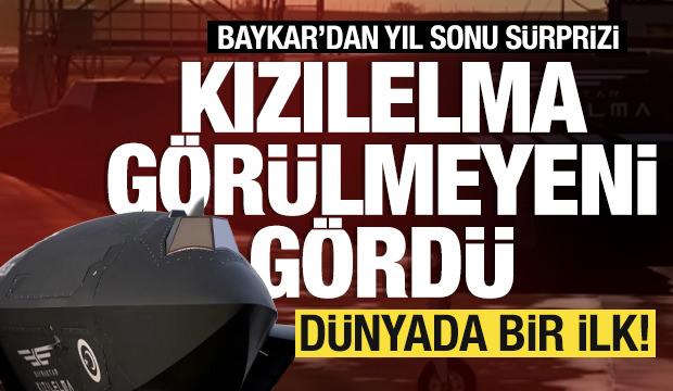 Bayraktar KIZILELMA 2025 yılının son u&ccedil;uşunda KARAT IRST ile g&ouml;vde g&ouml;sterisi yaptı