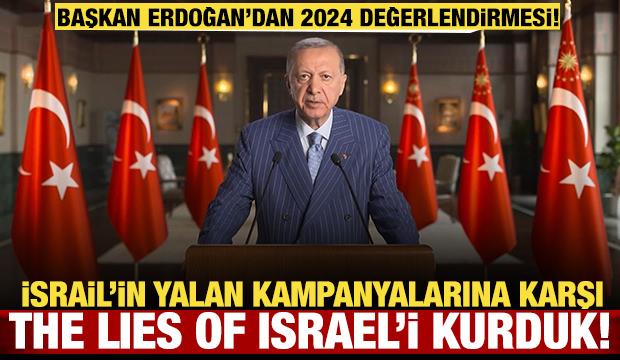 Cumhurbaşkanı Erdoğan'dan 2024 değerlendirmesi!