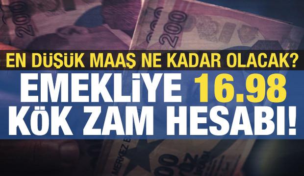 En düşük maaş ne kadar olacak? Emekliye 16.98 kök zam hesabı! Milyonlar yarına kilitlendi