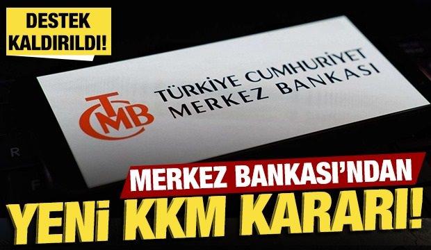 Merkez Bankası'ndan  son dakika KKM kararı!