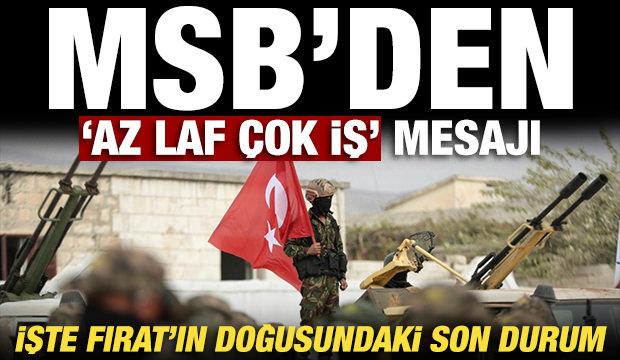 MSB'den son dakika Suriye mesajı! 