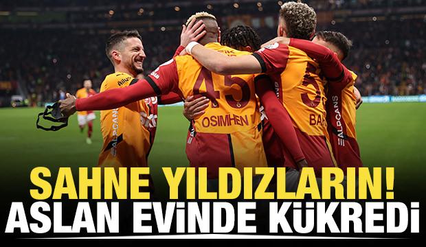 Sahne yıldızların! Aslan evinde kükredi