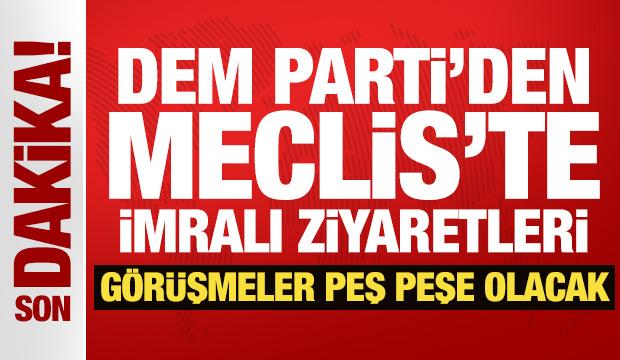 Son Dakika: DEM Parti'den Bahçeli'ye ziyaret!