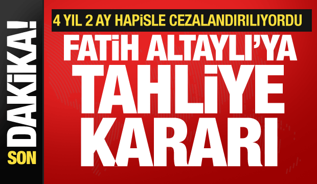 Son dakika: Gazeteci Fatih Altaylı i&ccedil;in tahliye kararı!