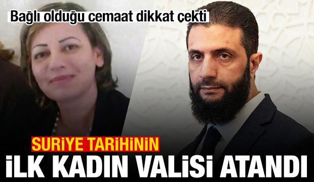 Suriye'nin ilk kadın valisi Süveyda'ya atandı