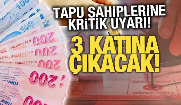 Tapu sahiplerine kritik uyarı: Tapu işlemini erteleyen &uuml;&ccedil; kat &ouml;deyecek