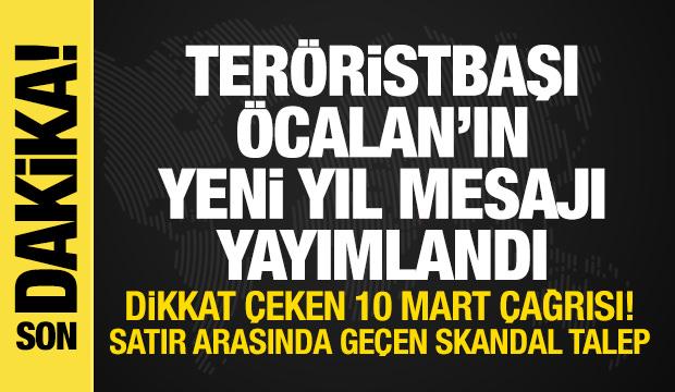 Ter&ouml;ristbaşı &Ouml;calan'dan yeni yıl mesajı: Şam-SDG anlaşması uygulanmalı