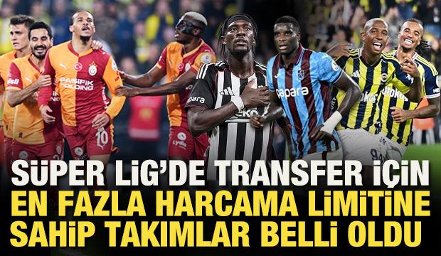TFF a&ccedil;ıkladı! Ara transferde en fazla harcama limitine sahip takımlar belli oldu