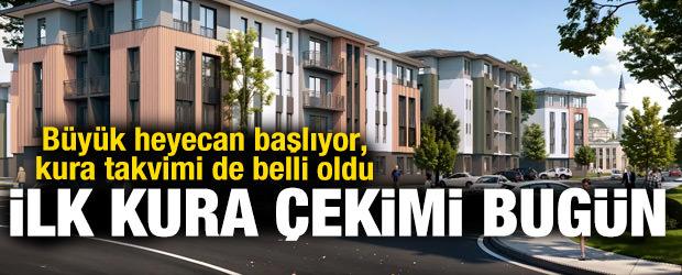 TOKİ ilk kura &ccedil;ekimi bug&uuml;n yapılacak! Kura takvimi de belli oldu