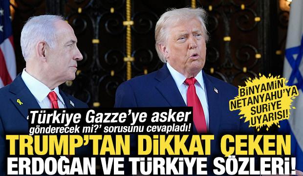 Trump-Netanyahu g&ouml;r&uuml;şmesi başladı! Trump'tan dikkat &ccedil;eken 'T&uuml;rkiye ve Erdoğan' a&ccedil;ıklaması