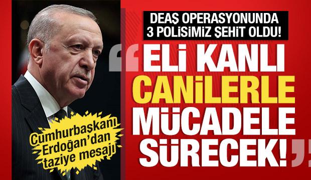 Yalova'daki operasyonda 3 polis şehit oldu! Erdoğan: 'Canilerle m&uuml;cadelemiz s&uuml;recek!'