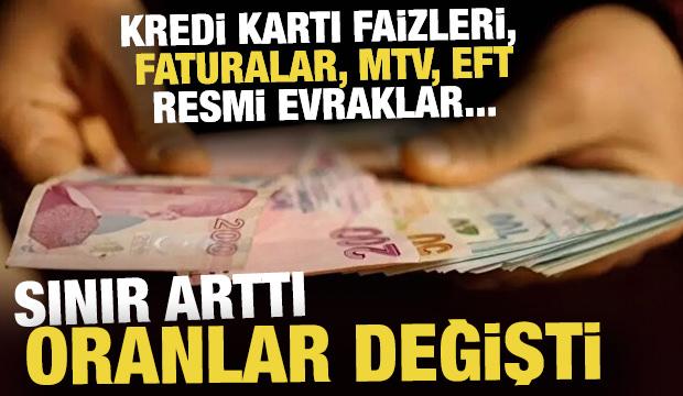 Yeni yılda neler değişecek? Kredi kartı faizlerinden, faturalara... İşte t&uuml;m detaylar!