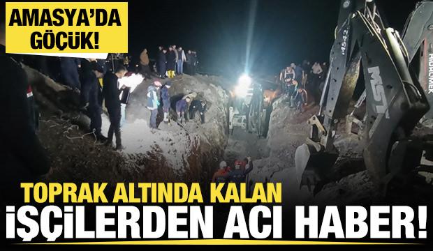 Amasya'da göçük: İki işçi hayatını kaybetti