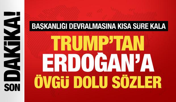 Son dakika! Donald Trump: Cumhurbaşkanı Erdoğan saygı duyduğum biri