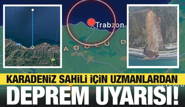 Karadeniz sahili için deprem uyarısı! 