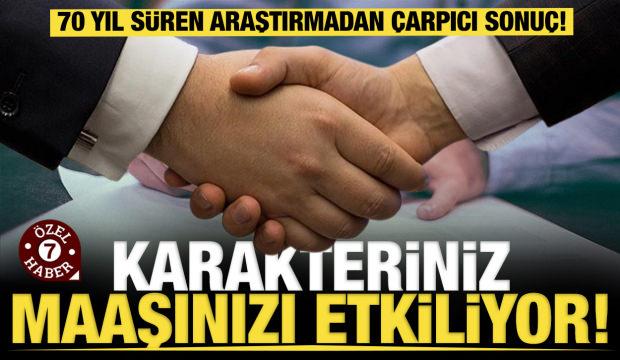 Karakteriniz maaşınızı etkiliyor olabilir!