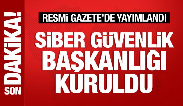 Karar Resmi Gazete'de: Siber Güvenlik Başkanlığı kuruldu