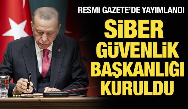 Karar Resmi Gazete'de: Siber Güvenlik Başkanlığı kuruldu