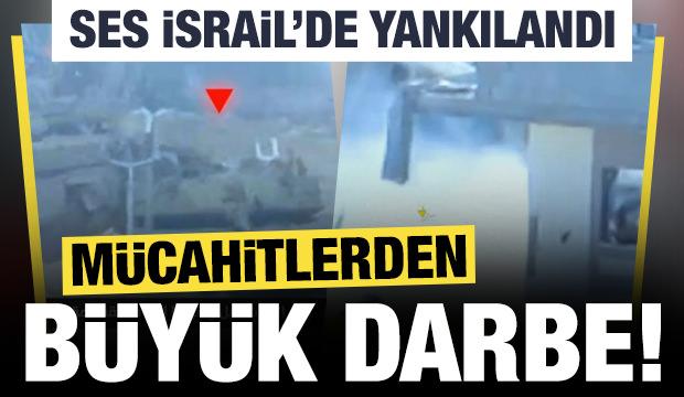 Mücahitlerden İsrail'e büyük darbe! Ses İsrail'de yankılandı