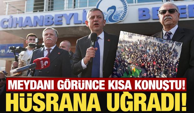 Özgür Özel, Konya'da hüsrana uğradı!