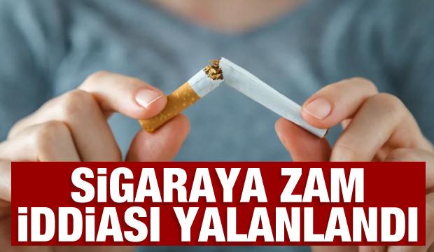 Sigaraya zam iddiası yalanlandı