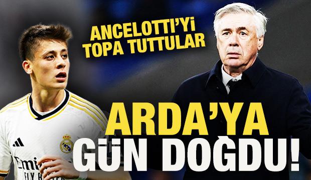 Ancelotti'yi topa tuttular! Arda Güler'e gün doğdu